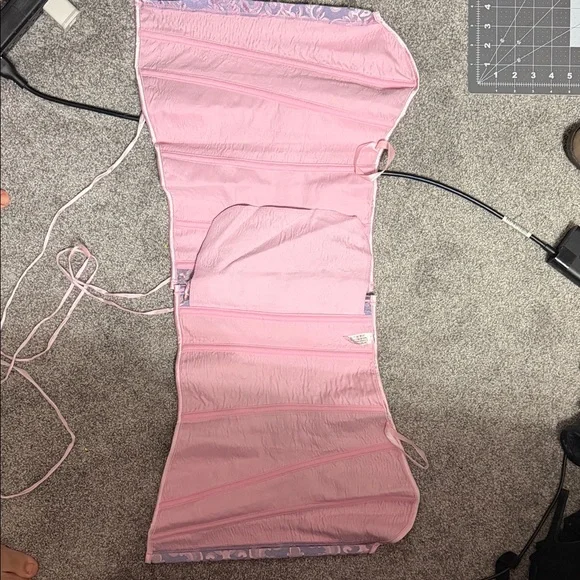 Pink Lilac Brocade Corset Top - Picture 3 of 4